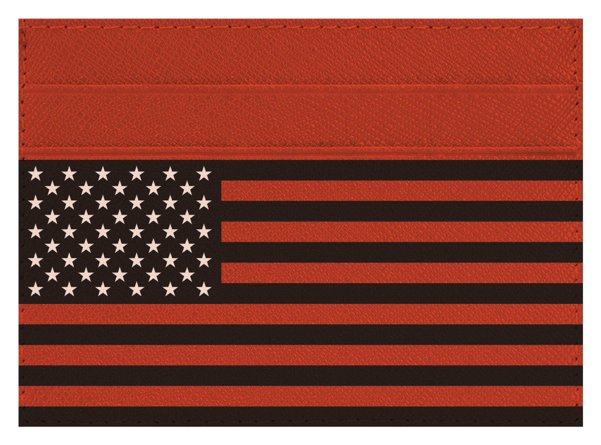 USA Flag Black