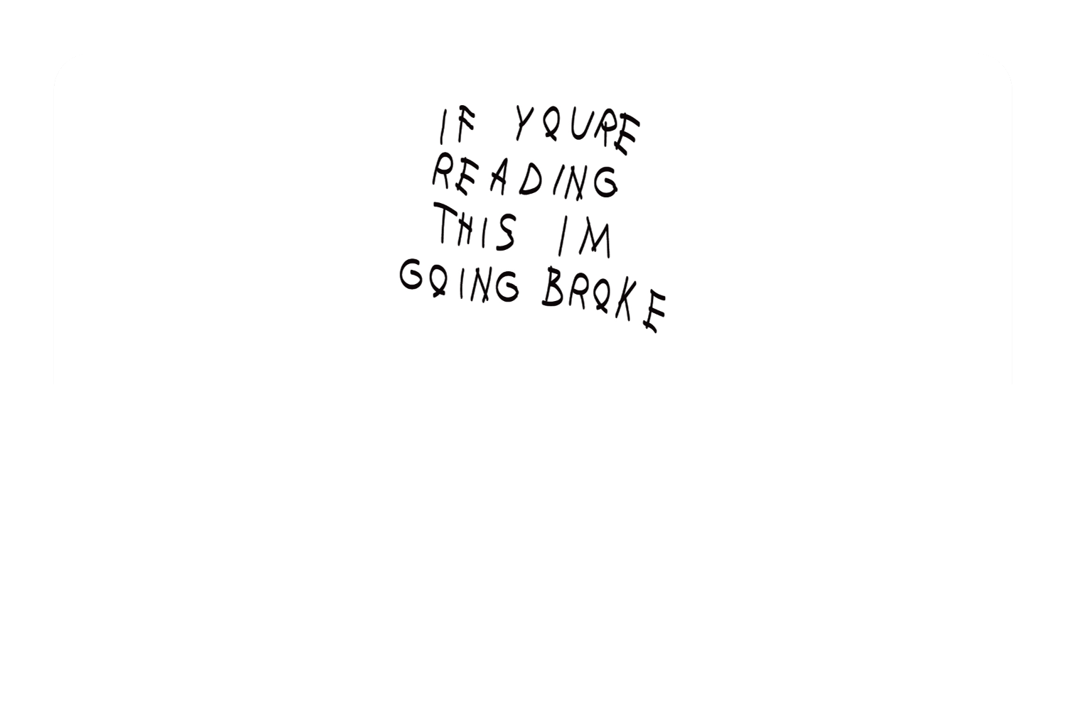 If You're Reading this