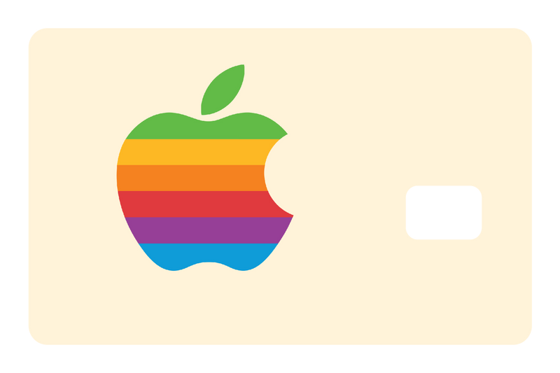 Apple Rainbow Logo: Beige