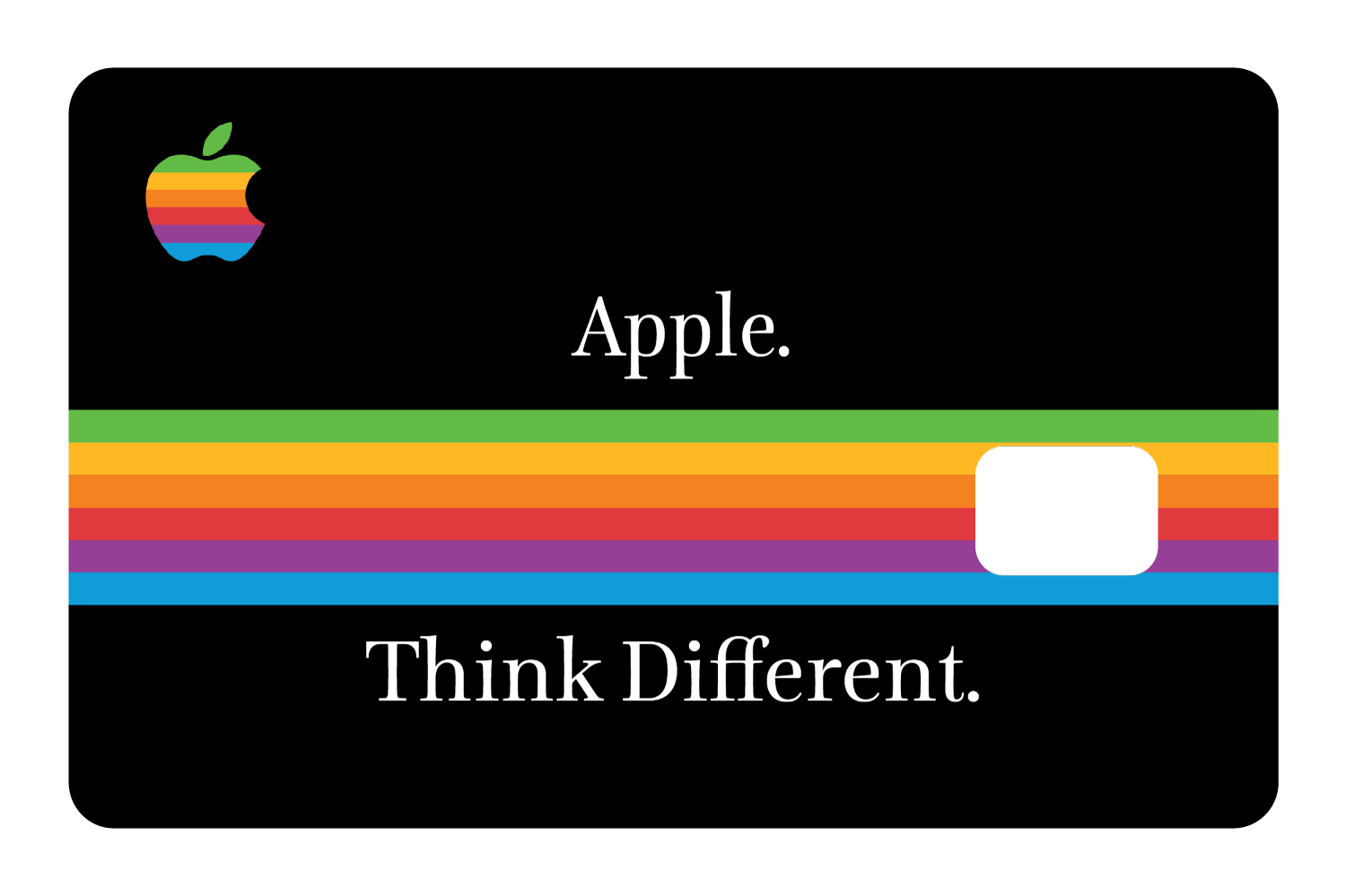Think Different Rainbow: Black – CUCU Covers
