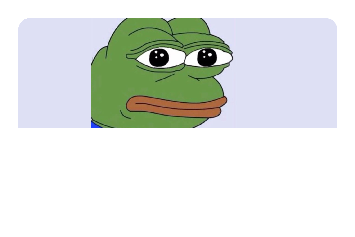 Sad Frog