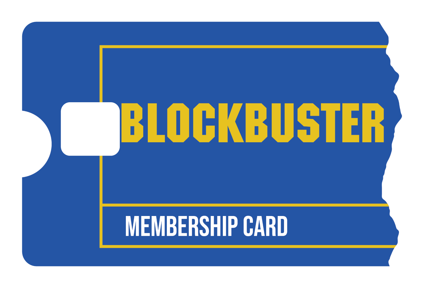 Blockbuster Membership Credit Card SMART Sticker Skin Wrap, Card Sticker  Decal