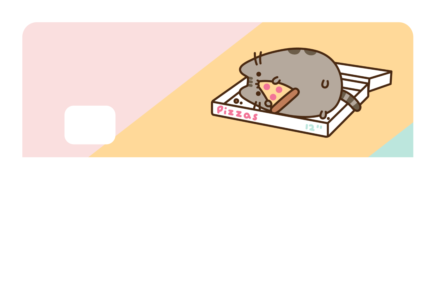 Pusheen pizza box hotsell