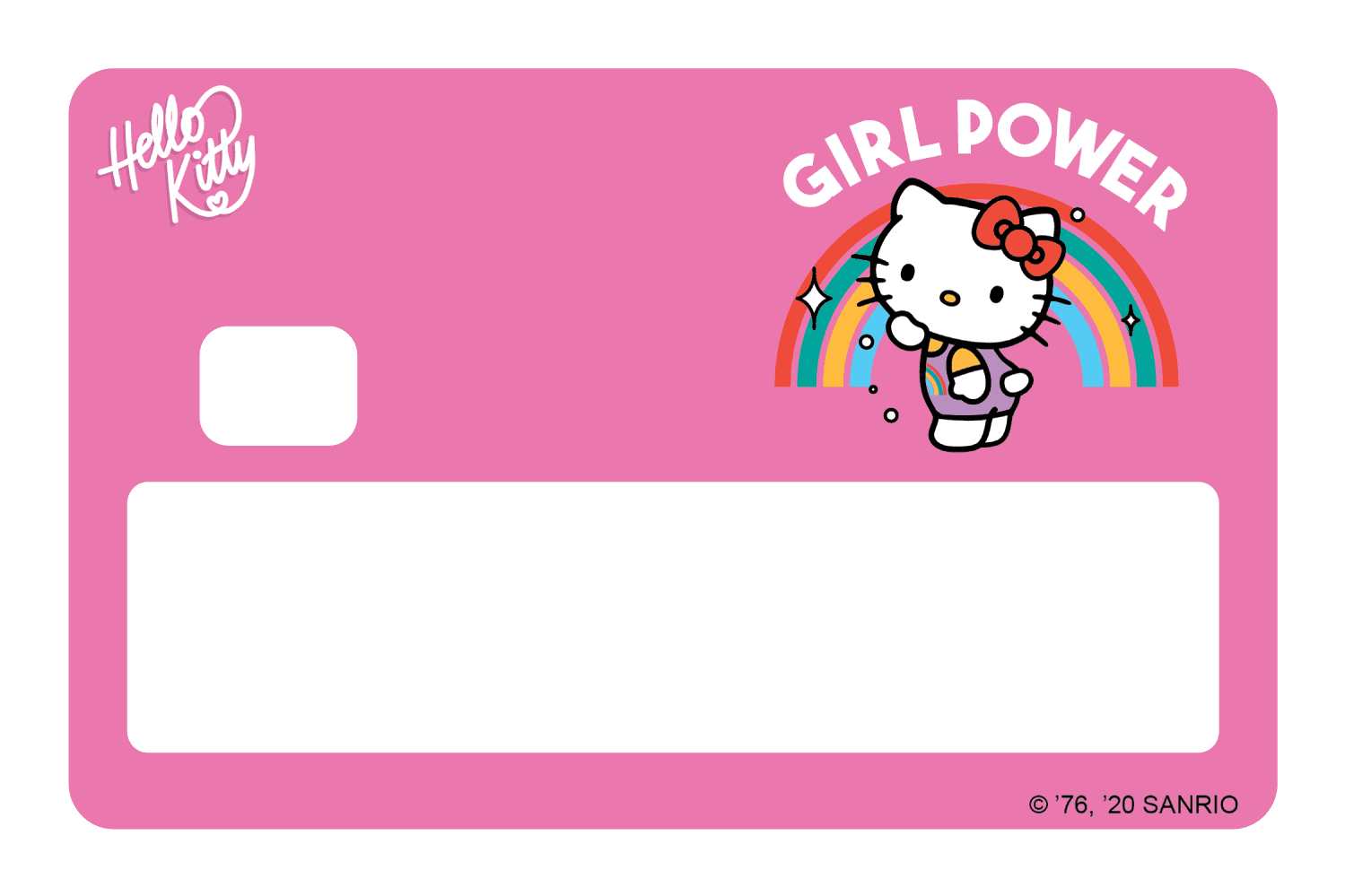 hello kitty debit card background