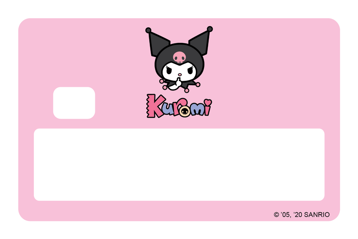 Keep Quiet - Card Covers - Sanrio: Kuromi - CUCU Covers