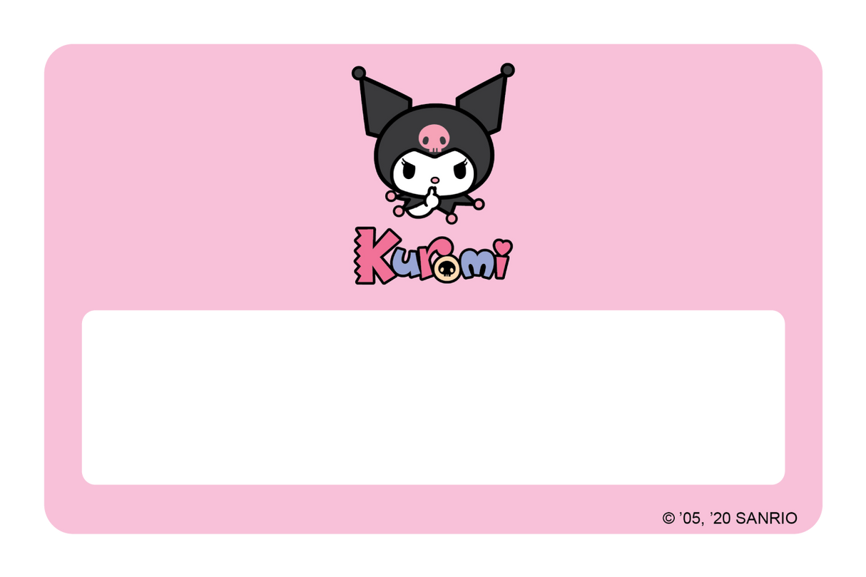 Keep Quiet - Card Covers - Sanrio: Kuromi - CUCU Covers