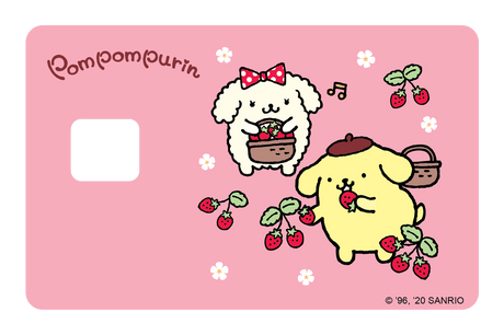 Picking Strawberrys - Card Covers - Sanrio: Pompompurin - CUCU Covers