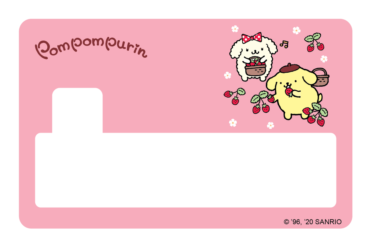 Picking Strawberrys - Card Covers - Sanrio: Pompompurin - CUCU Covers