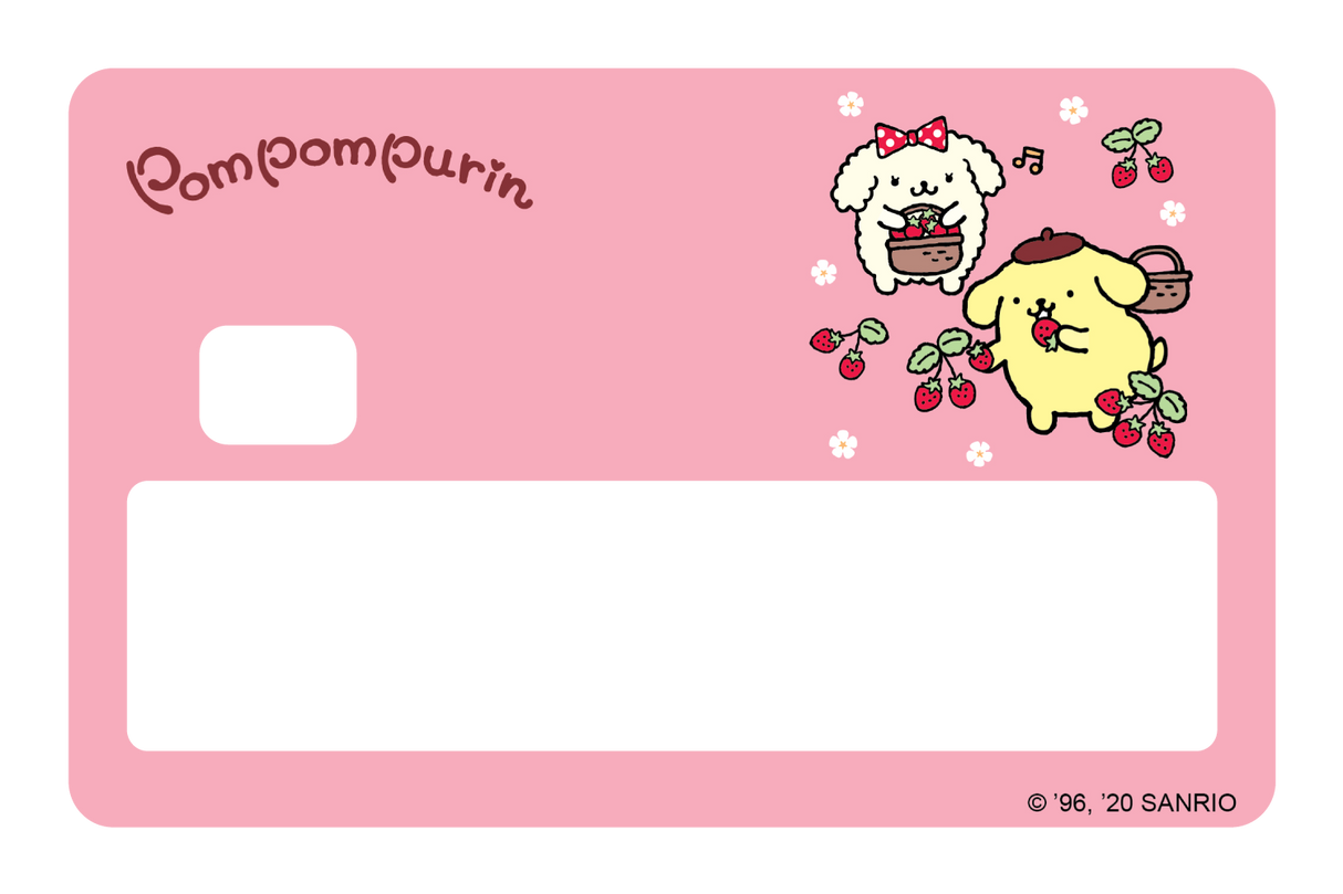 Picking Strawberrys - Card Covers - Sanrio: Pompompurin - CUCU Covers