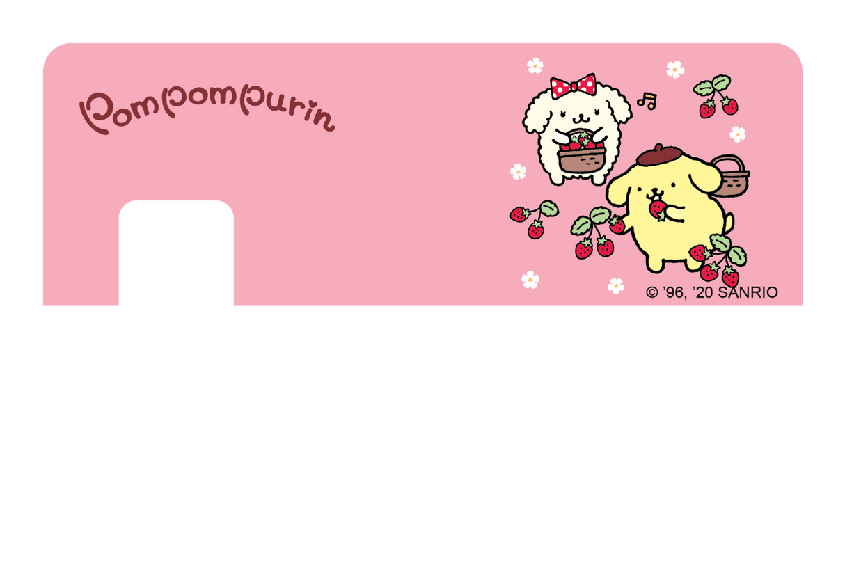 Picking Strawberrys - Card Covers - Sanrio: Pompompurin - CUCU Covers