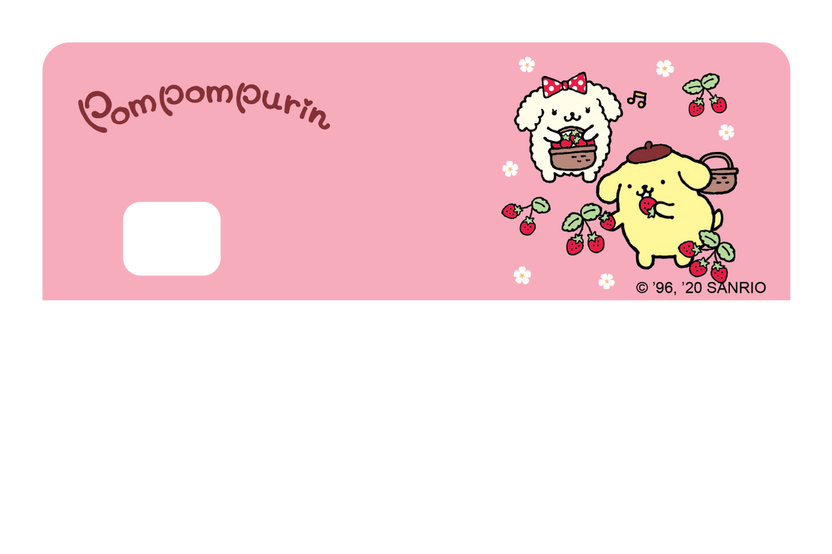 Picking Strawberrys - Card Covers - Sanrio: Pompompurin - CUCU Covers