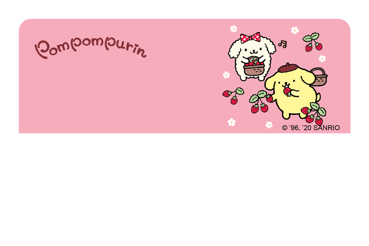 Picking Strawberrys - Card Covers - Sanrio: Pompompurin - CUCU Covers