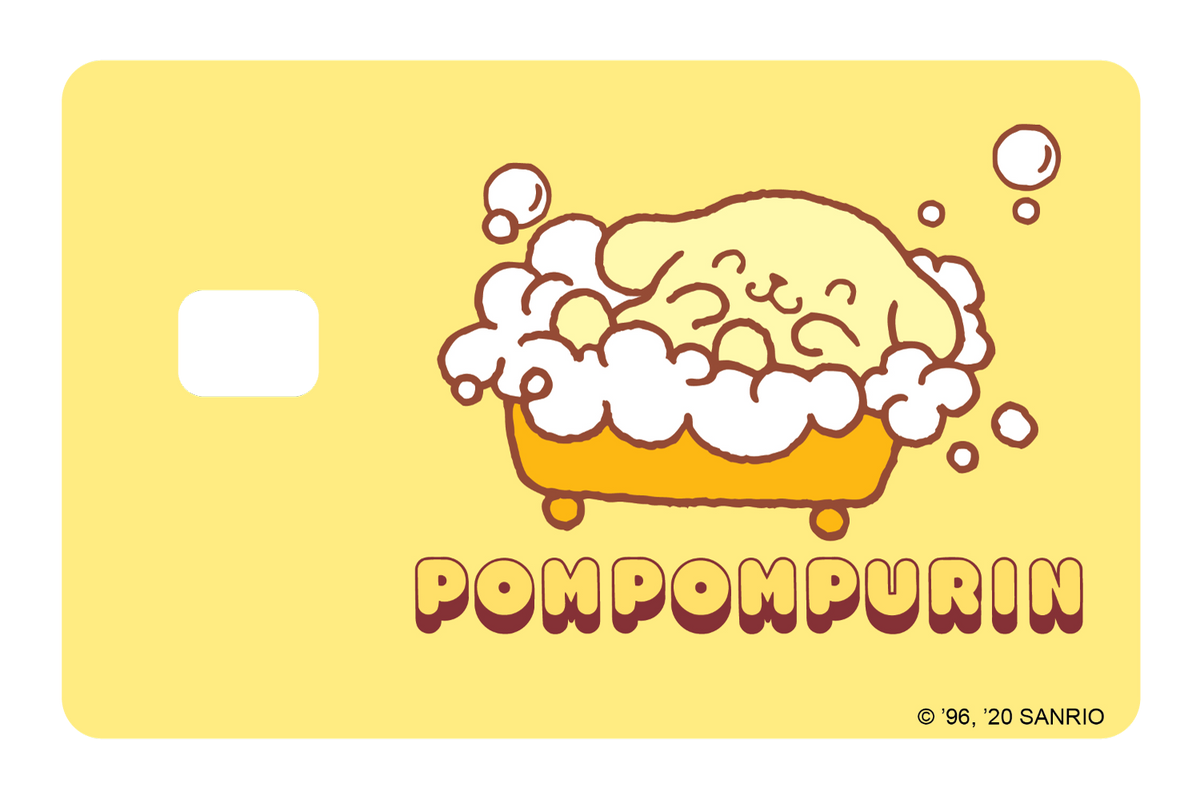 Bath Time - Card Covers - Sanrio: Pompompurin - CUCU Covers