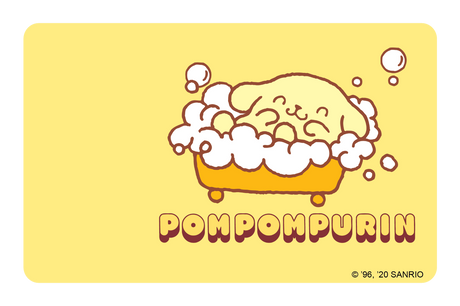 Bath Time - Card Covers - Sanrio: Pompompurin - CUCU Covers