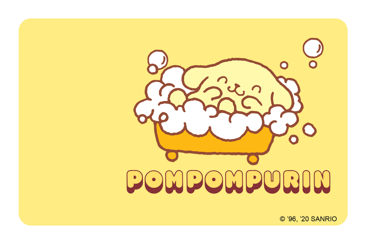 Bath Time - Card Covers - Sanrio: Pompompurin - CUCU Covers