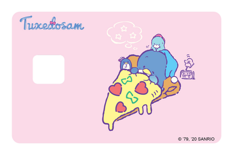 Pizza Dreams - Card Covers - Sanrio: Tuxedosam - CUCU Covers