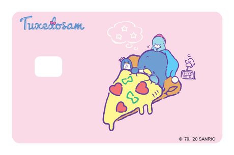 Pizza Dreams - Card Covers - Sanrio: Tuxedosam - CUCU Covers