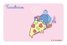 Pizza Dreams - Card Covers - Sanrio: Tuxedosam - CUCU Covers