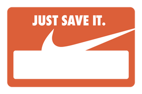Just Save It. Orange