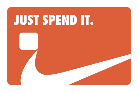 Just Spend It. Orange - Card Covers - Originals - CUCU Covers