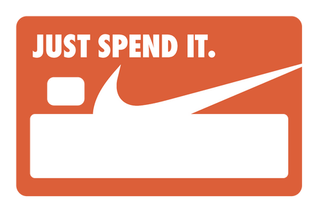 Just Spend It. Orange - Card Covers - Originals - CUCU Covers