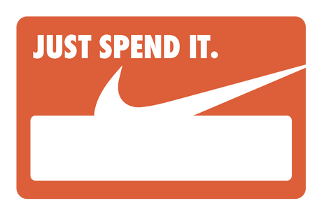 Just Spend It. Orange - Card Covers - Originals - CUCU Covers