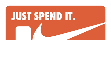 Just Spend It. Orange - Card Covers - Originals - CUCU Covers