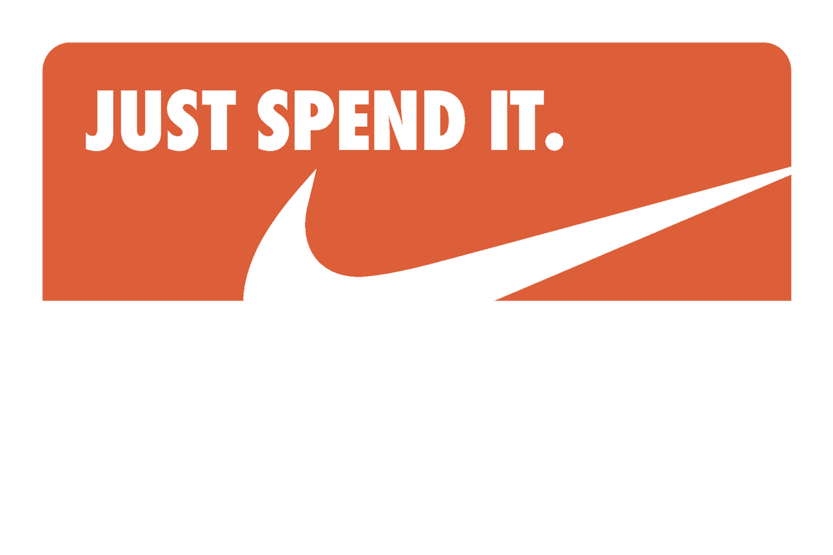 Just Spend It. Orange