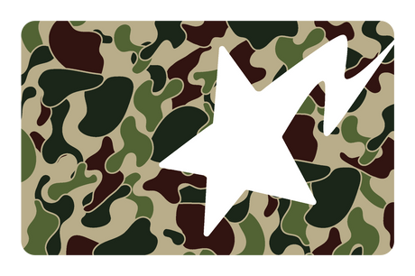 Ape Star Camo - Card Covers - Originals - CUCU Covers