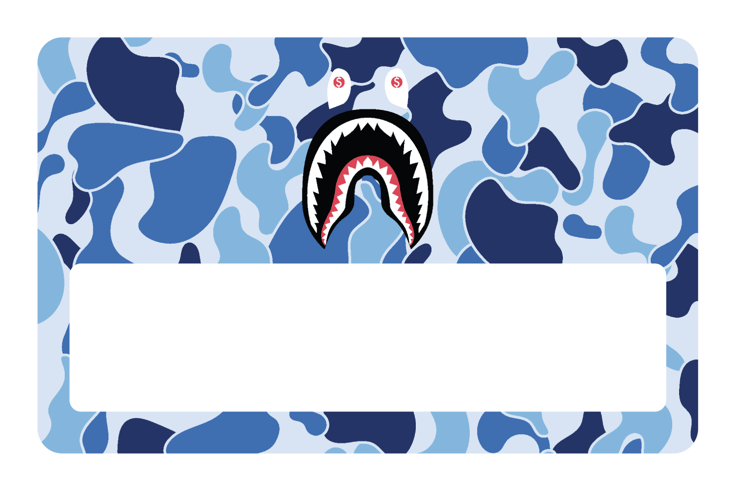 Ape Shark Blue - Card Covers - Originals - CUCU Covers