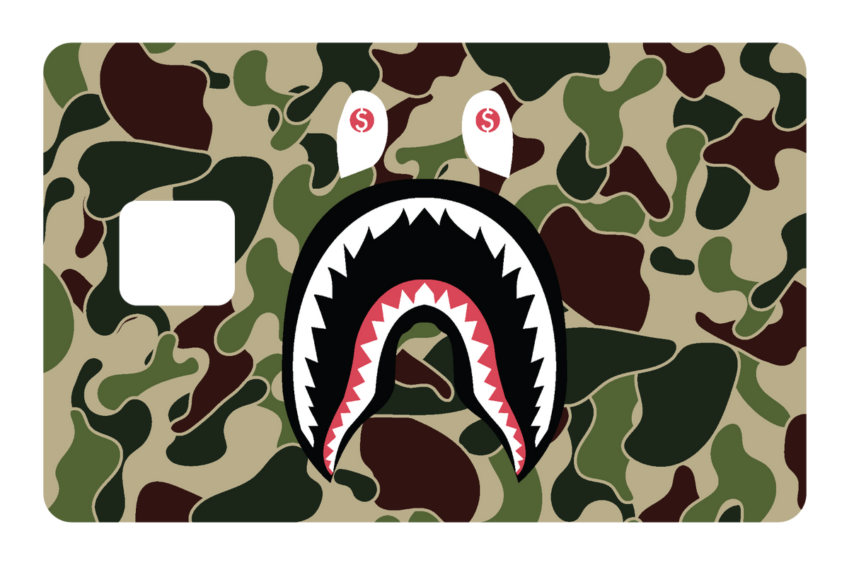 Ape Shark Camo - Card Covers - Originals - CUCU Covers