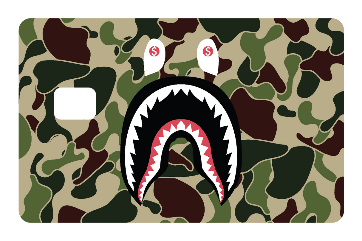 Ape Shark Camo - Card Covers - Originals - CUCU Covers