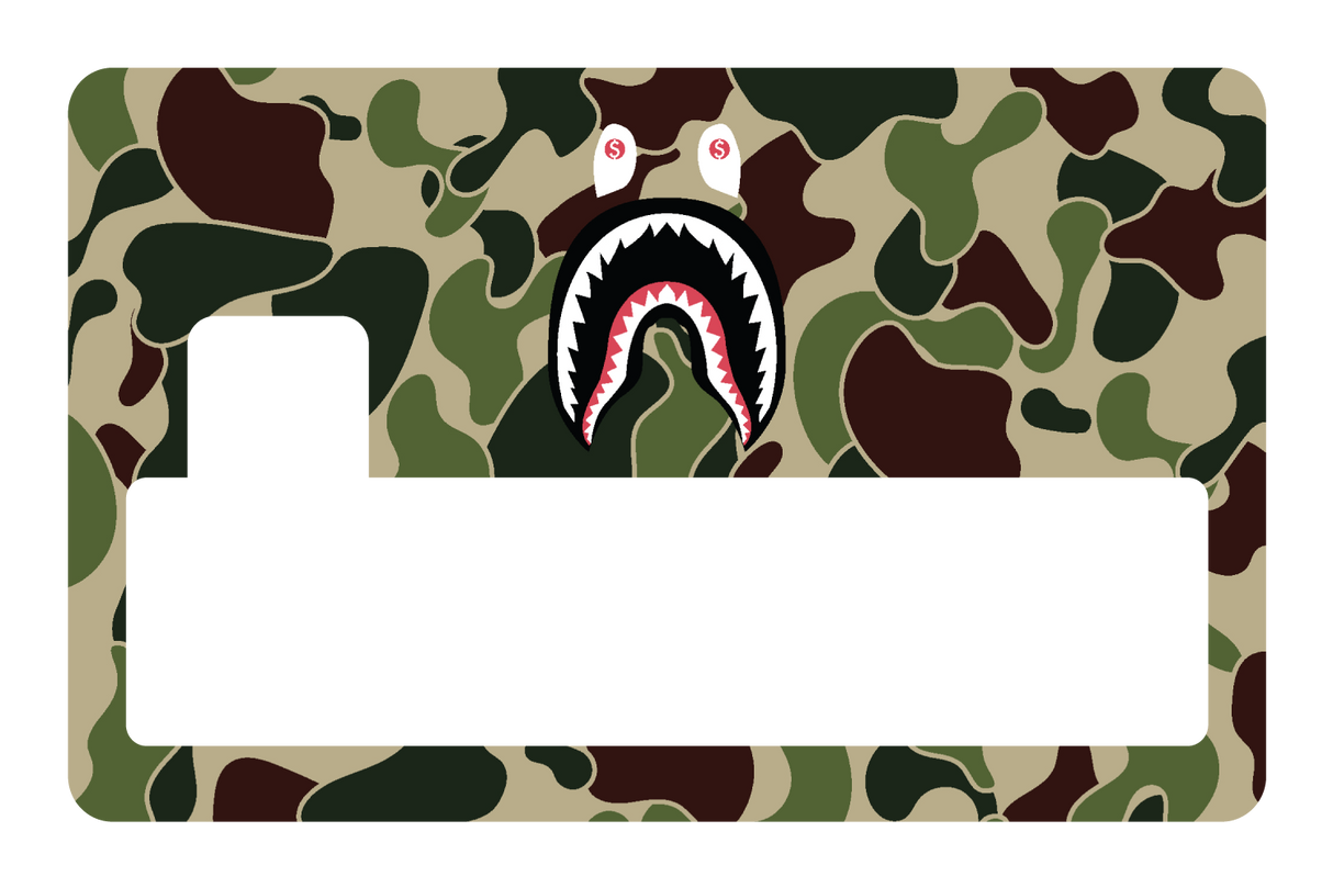 Ape Shark Camo - Card Covers - Originals - CUCU Covers