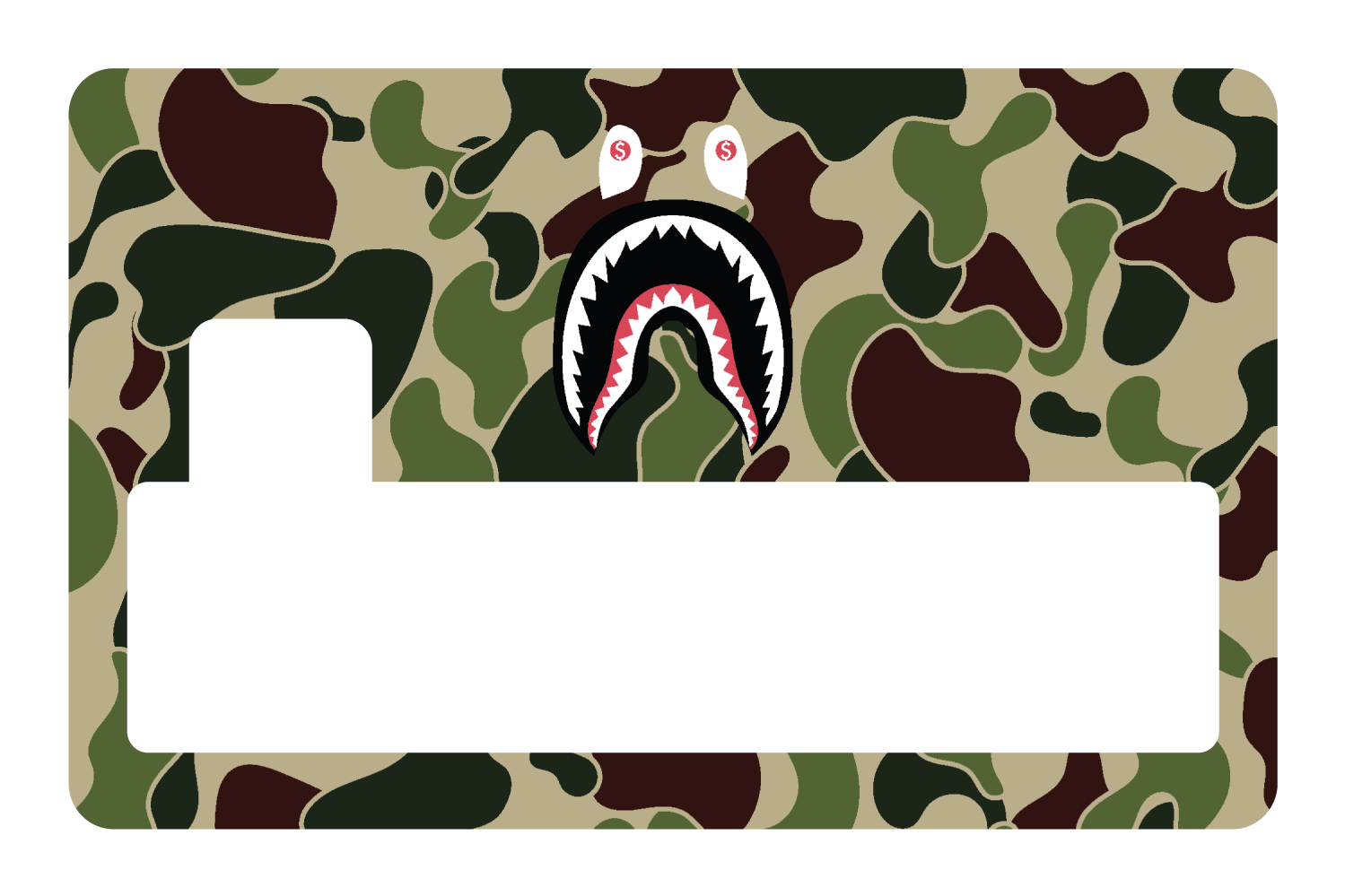 Ape Shark Camo - Card Covers - Originals - CUCU Covers