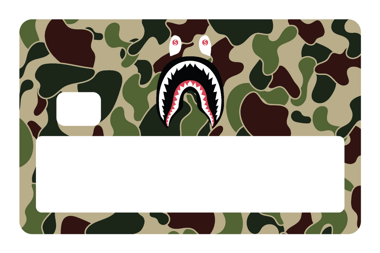 Ape Shark Camo - Card Covers - Originals - CUCU Covers