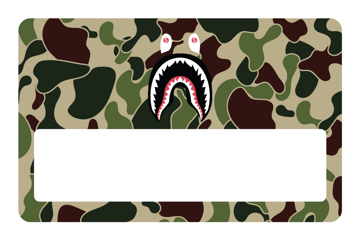 Ape Shark Camo - Card Covers - Originals - CUCU Covers