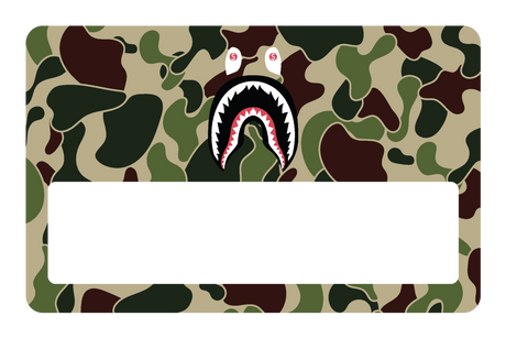 Ape Shark Camo - Card Covers - Originals - CUCU Covers