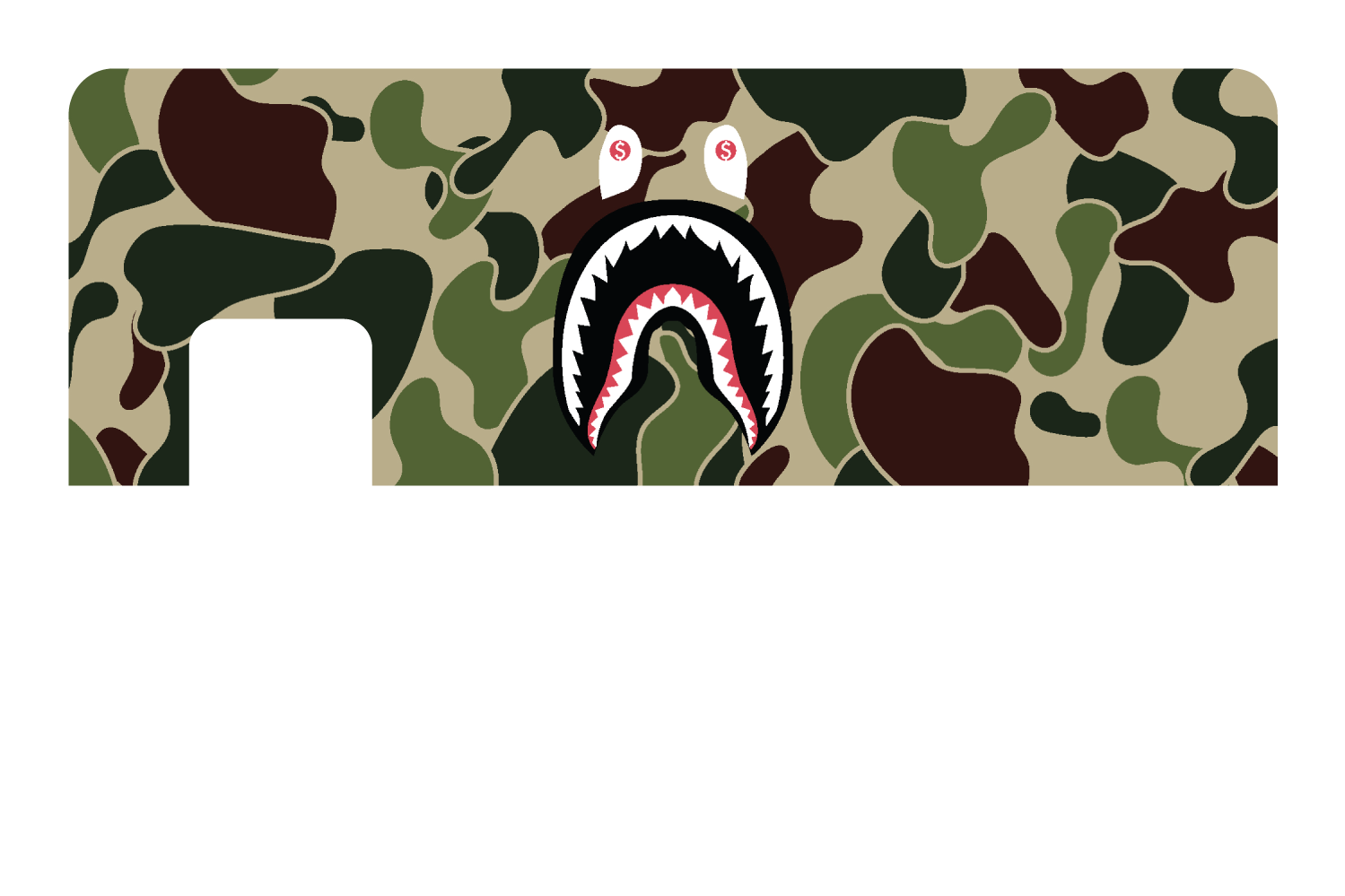 Ape Shark Camo - Card Covers - Originals - CUCU Covers