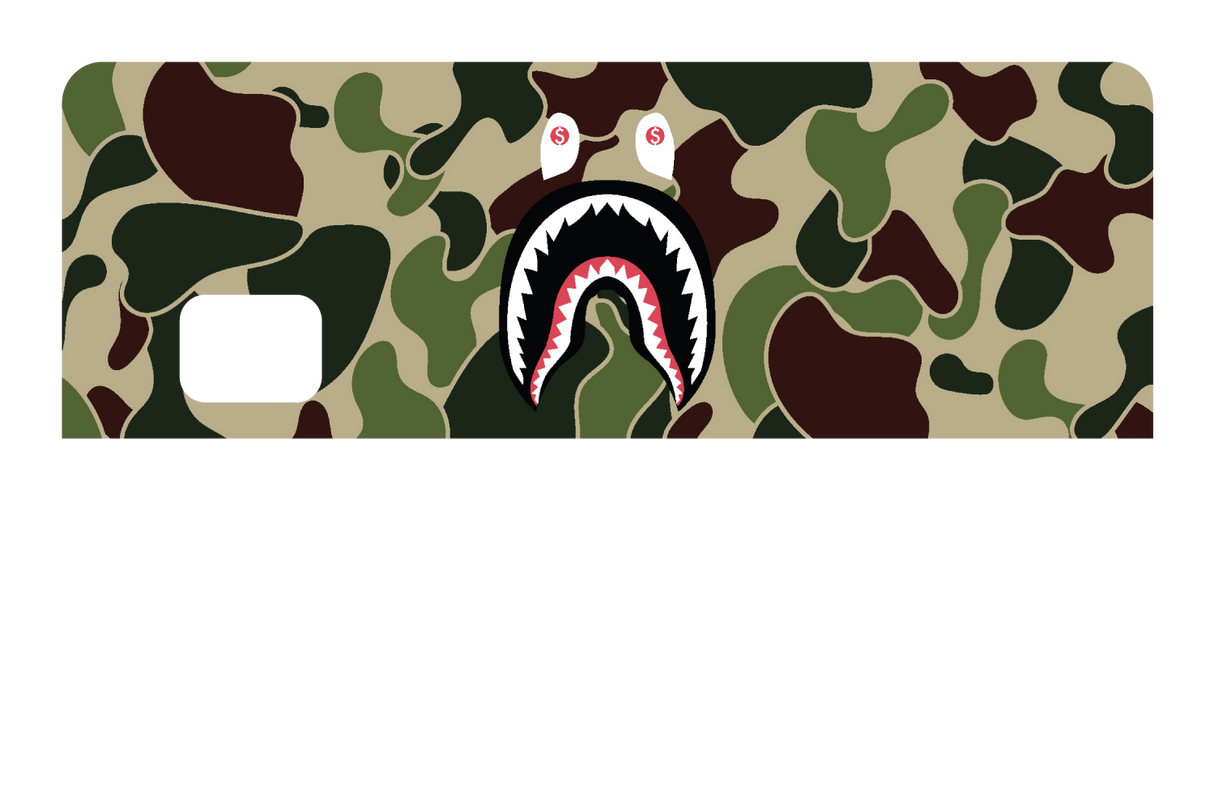 Ape Shark Camo - Card Covers - Originals - CUCU Covers