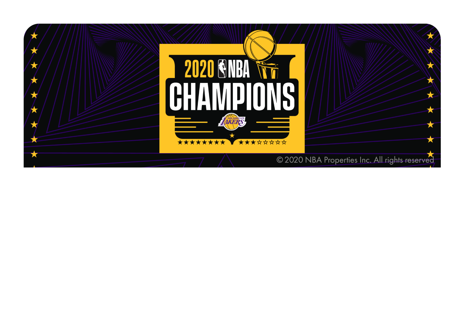 2020 NBA Champions: Los Angeles Lakers (B) - Card Covers - NBALAB - CUCU Covers
