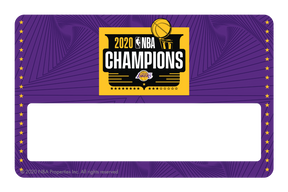2020 NBA Champions: Los Angeles Lakers (P) - Card Covers - NBALAB - CUCU Covers