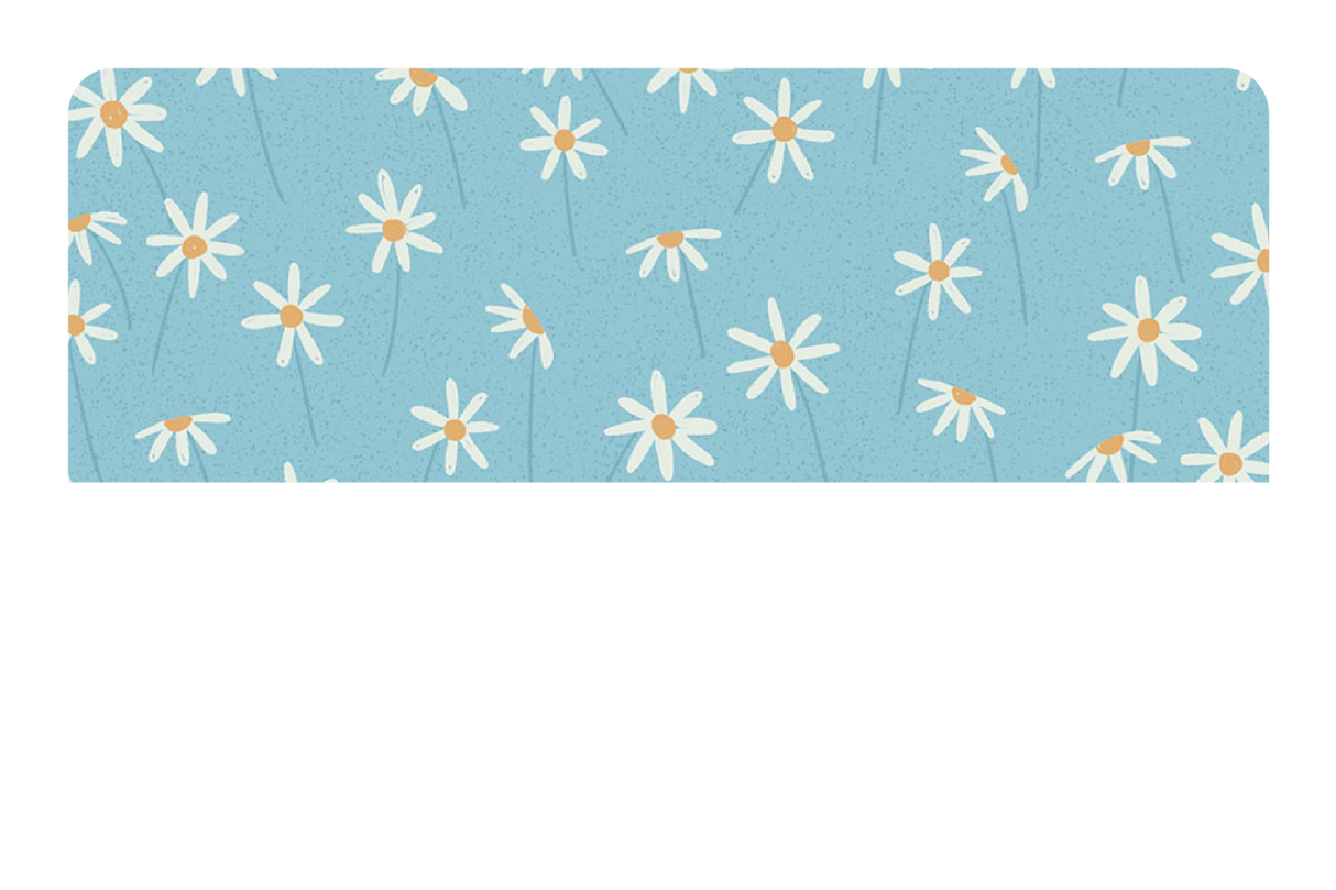 Blue Daisies - Card Covers - Charly Clements - CUCU Covers