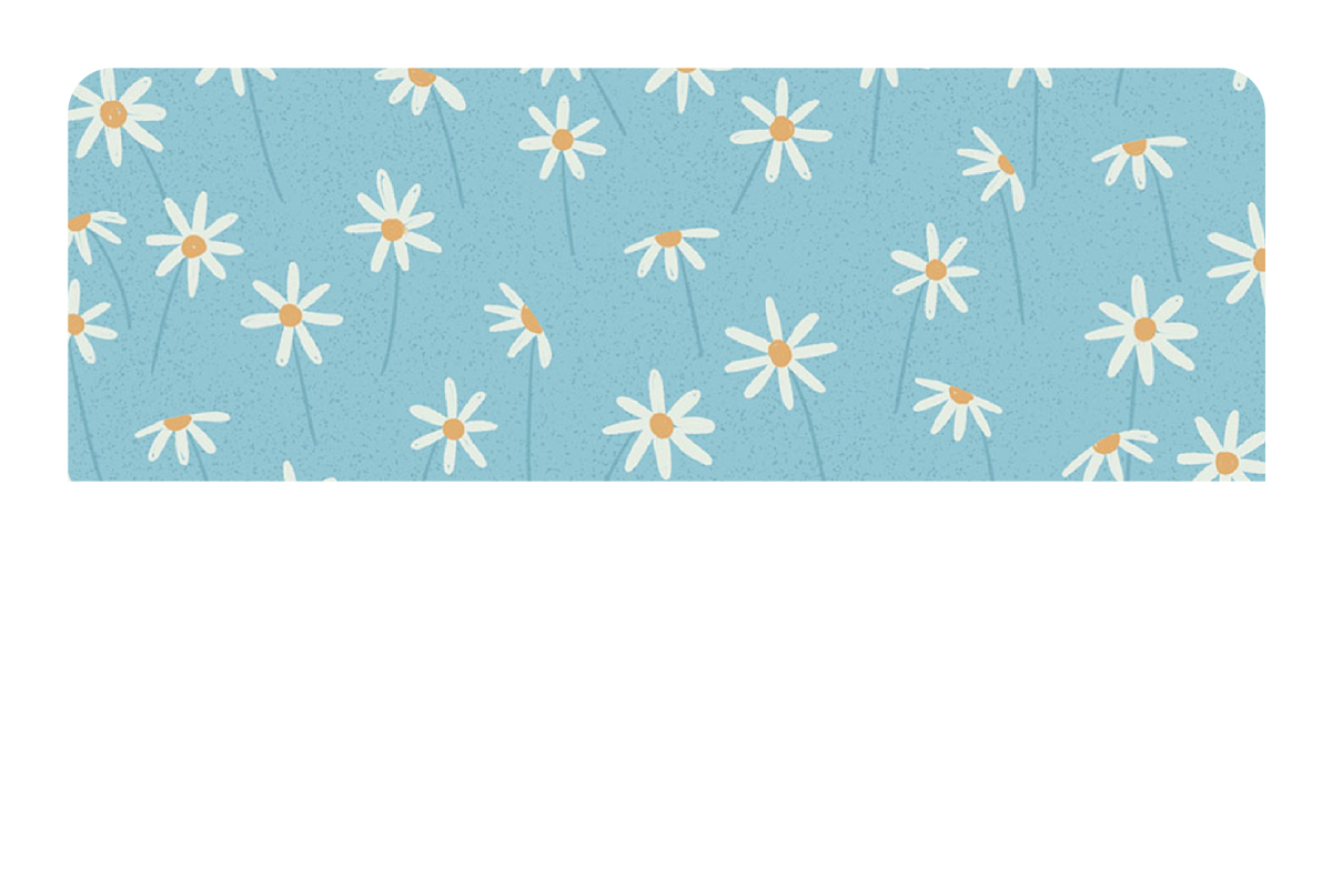 Blue Daisies - Card Covers - Charly Clements - CUCU Covers