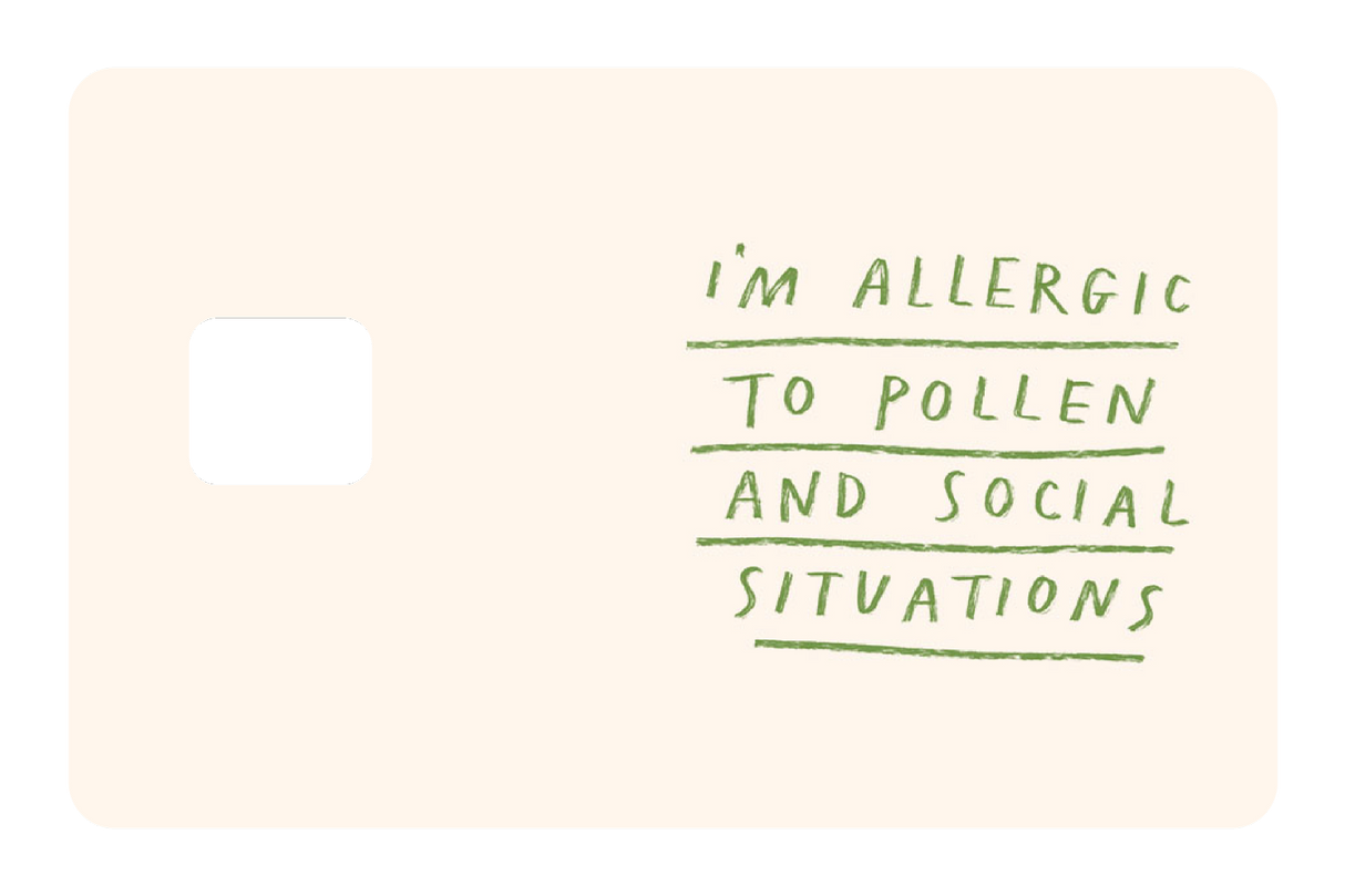 Allergic to Pollen - Card Covers - Charly Clements - CUCU Covers