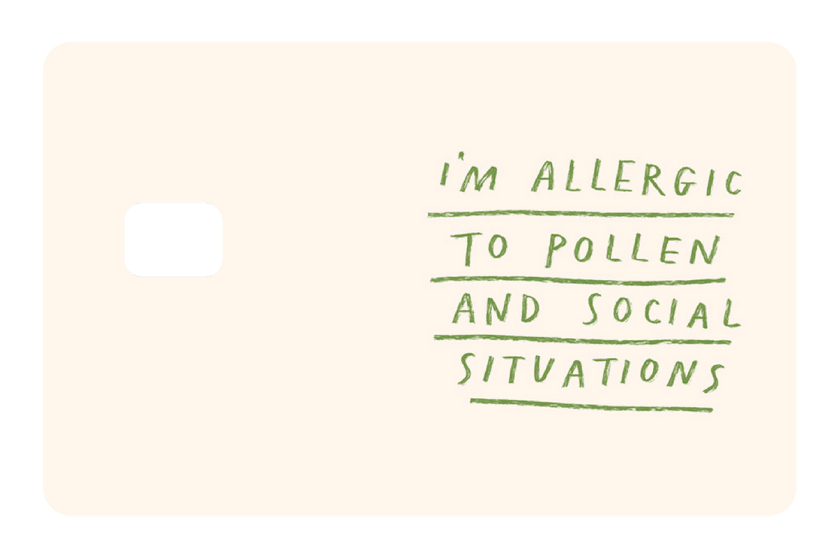 Allergic to Pollen - Card Covers - Charly Clements - CUCU Covers