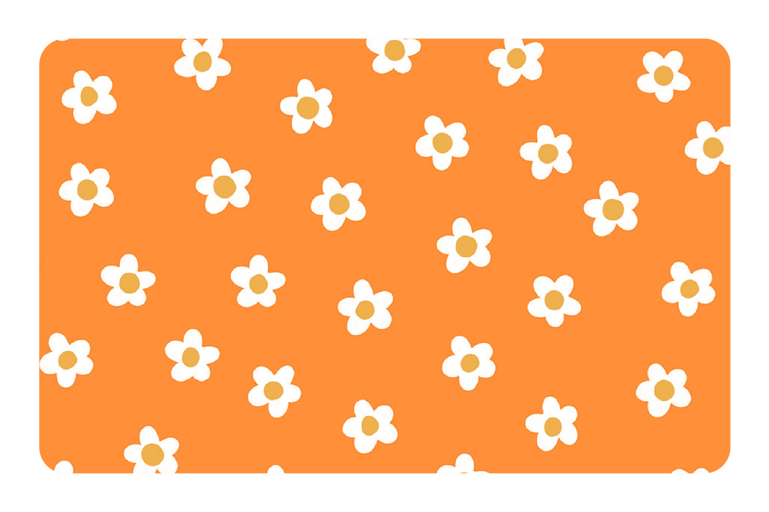 Orange Flowers - Card Covers - Charly Clements - CUCU Covers