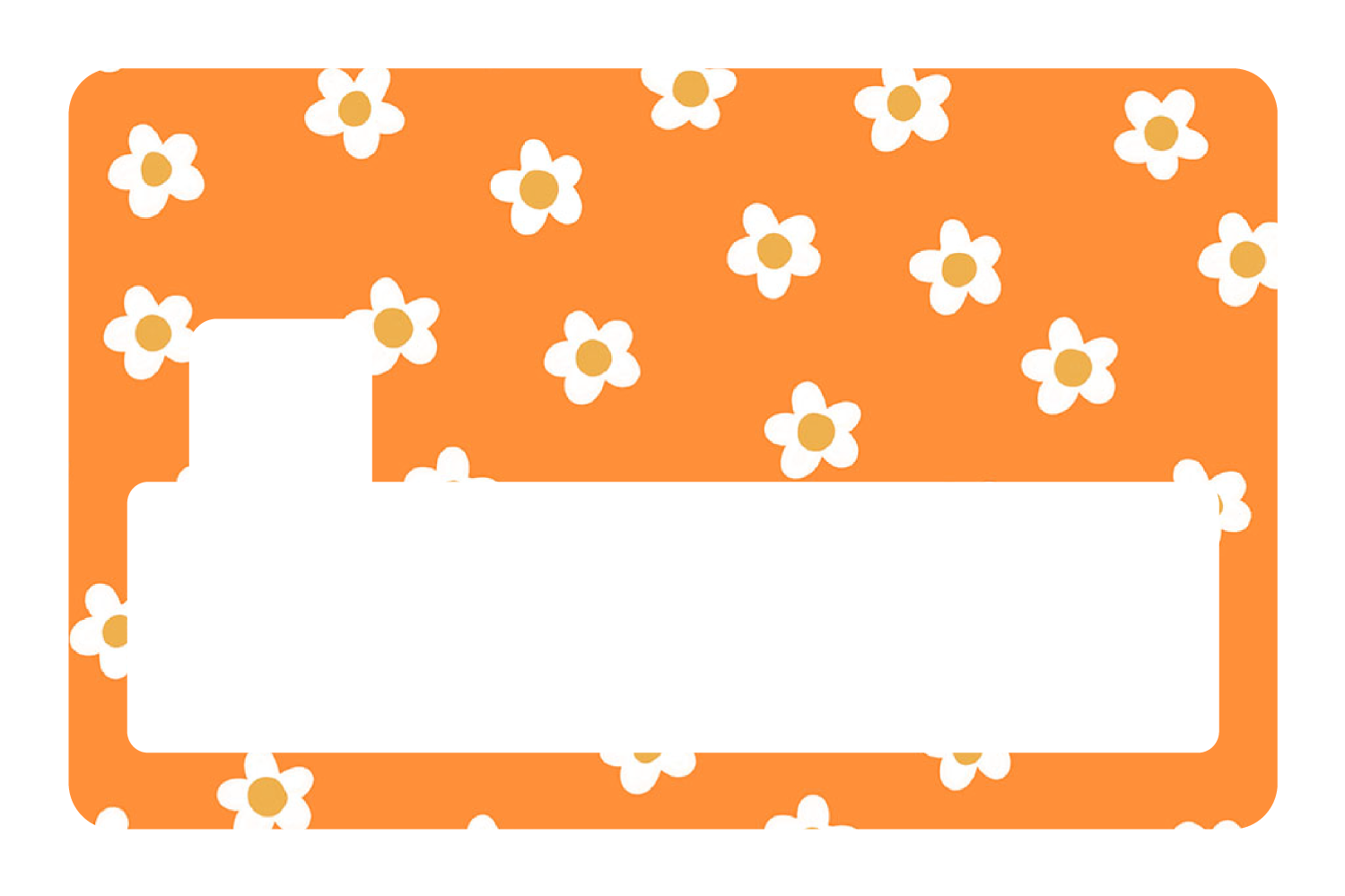 Orange Flowers - Card Covers - Charly Clements - CUCU Covers