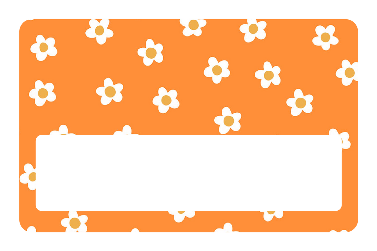 Orange Flowers - Card Covers - Charly Clements - CUCU Covers