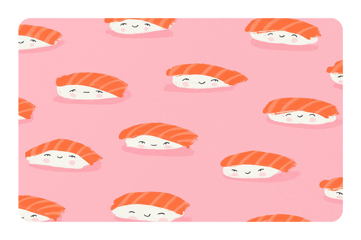 Salmon Nigiri - Card Covers - Charly Clements - CUCU Covers