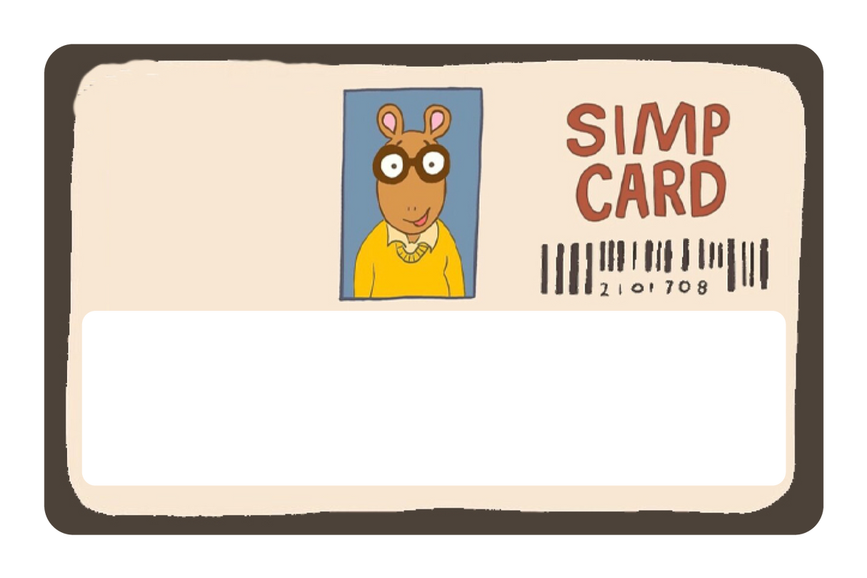 Simp Card - Card Covers - Originals - CUCU Covers